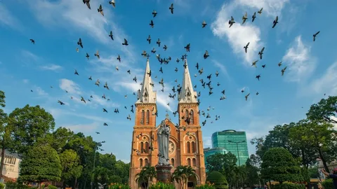 Ho Chi Minh-Ville la cathédrale Notre-Dame