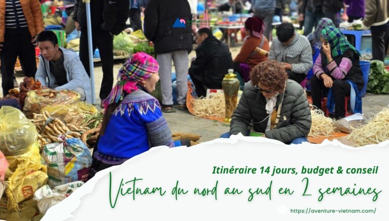 Vietnam du nord au sud en 2 semaines : itinéraire 14 jours, budget & conseils
