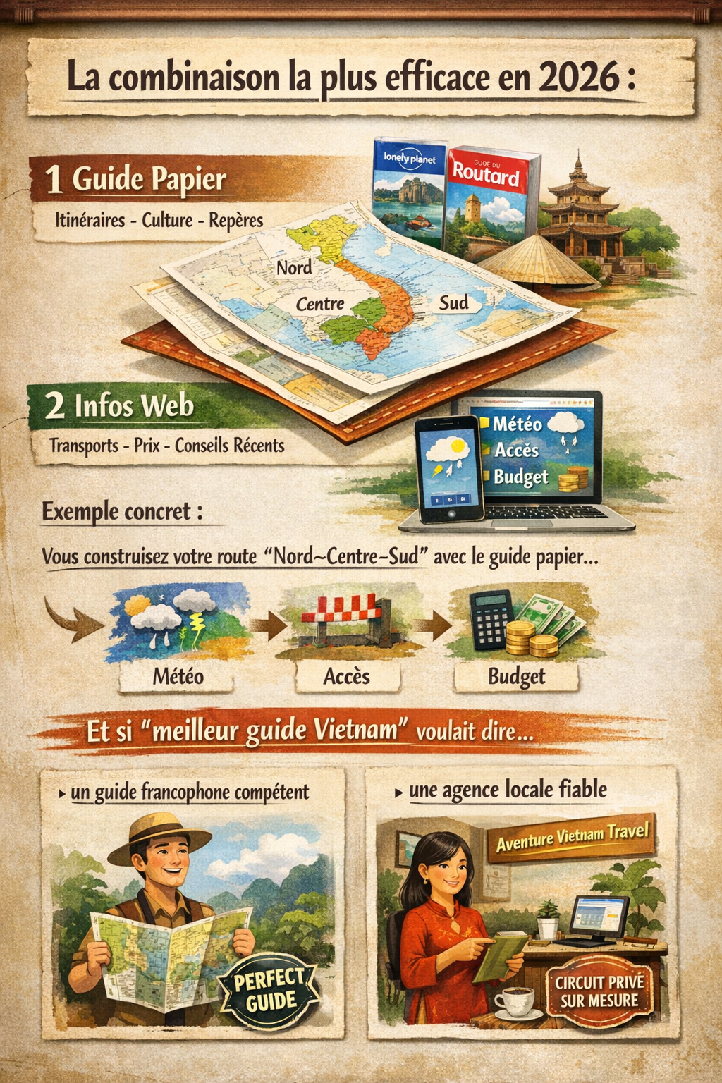 Guide papier vs guide en ligne