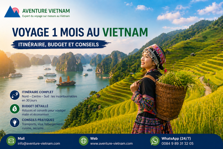 1 mois au Vietnam : itinéraire, budget et conseils