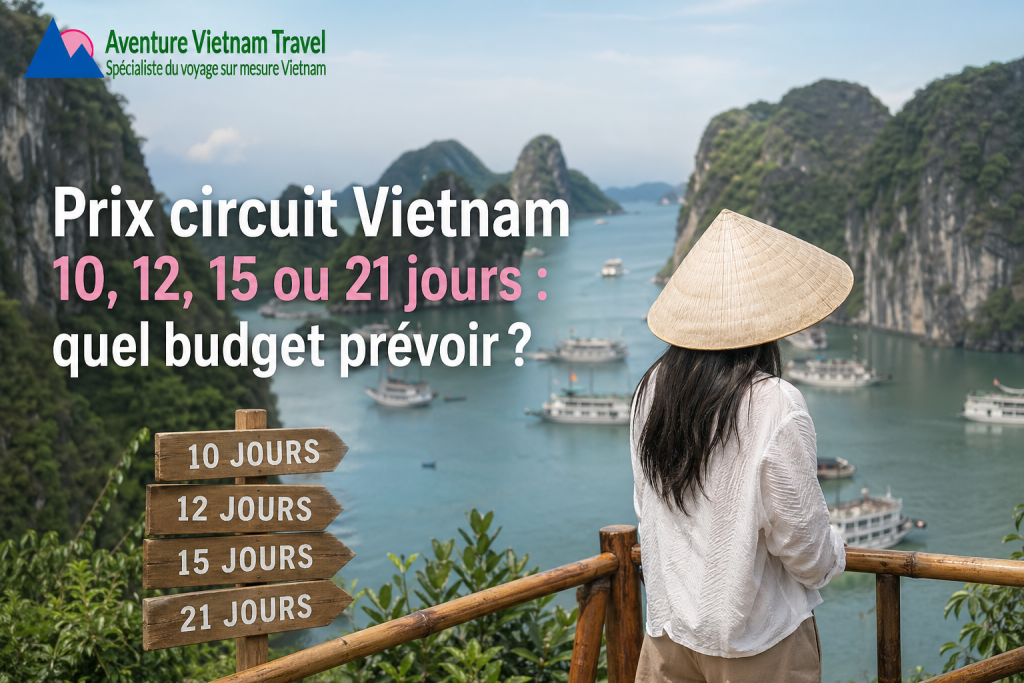 Prix circuit Vietnam 10, 12, 15 ou 21 jours : quel budget prévoir ?