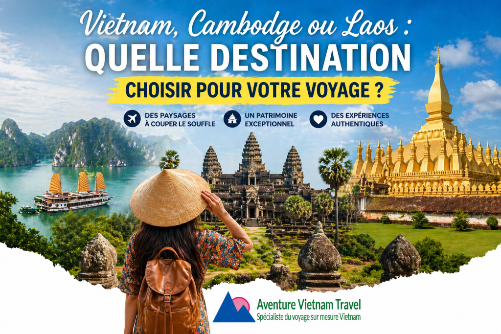 Vietnam, Cambodge ou Laos : quelle destination choisir pour votre voyage ?