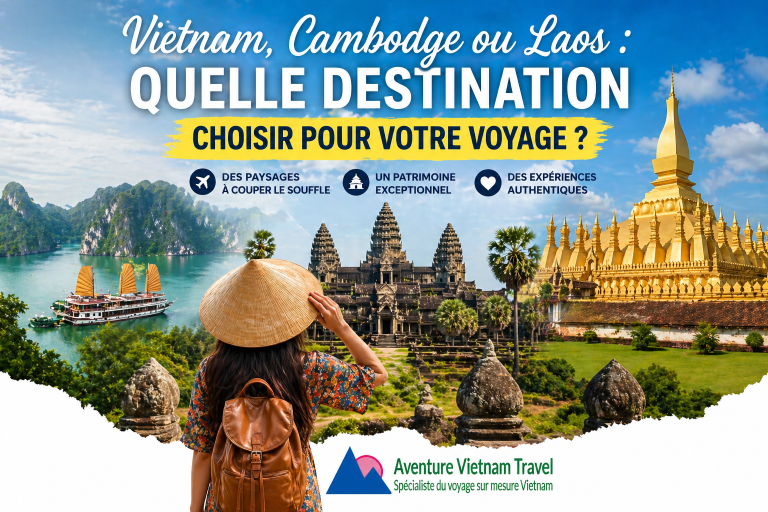 Vietnam, Cambodge ou Laos : quelle destination choisir pour votre voyage ?