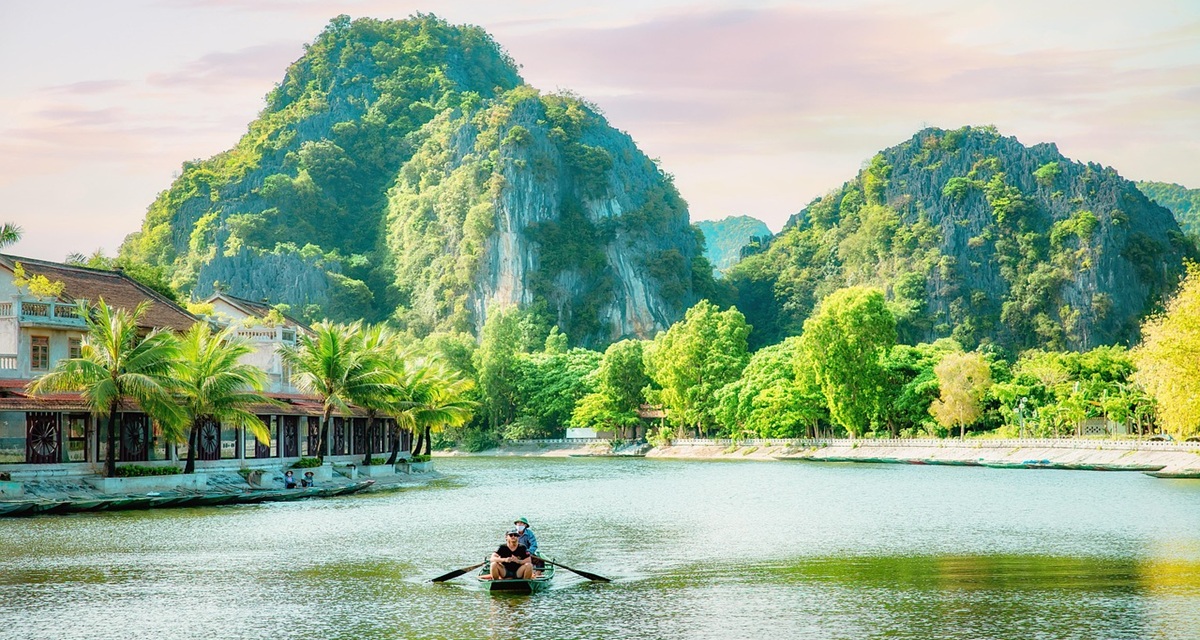 Paysage de Tam Coc à Ninh Binh
