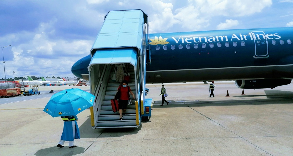 atterrissage vietnam airlines