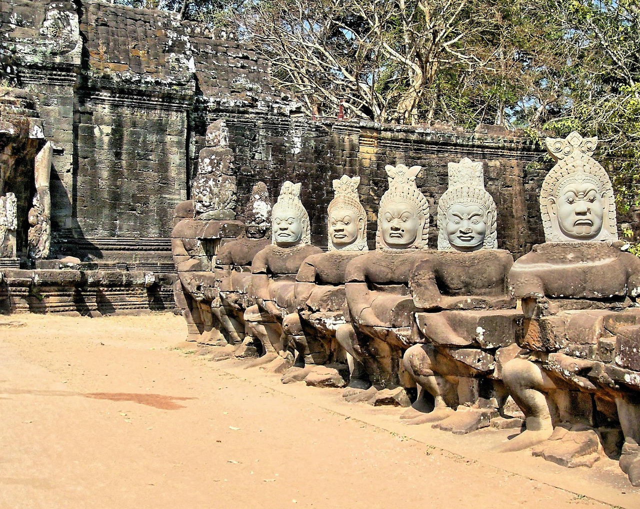 Temple de Bayon au Cambodge