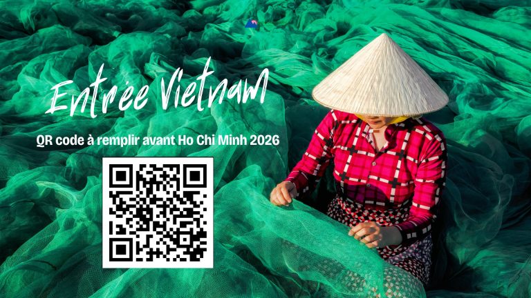 Entrée Vietnam : QR code à remplir avant Ho Chi Minh 2026