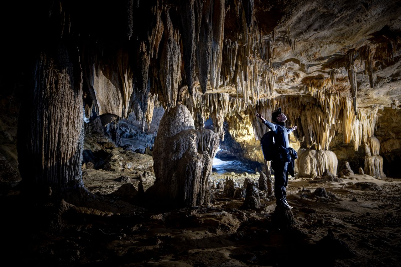 Grotte de Nong Khiaw au Laos