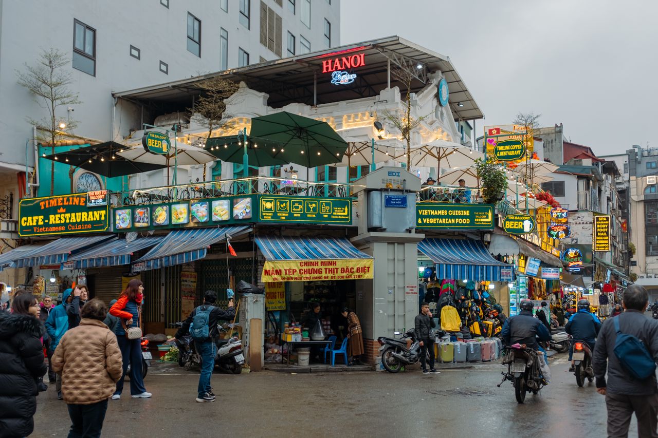 Marché à Hanoï