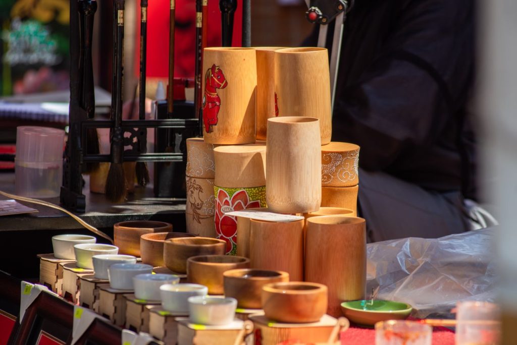 Objets en bois de Kim Bong