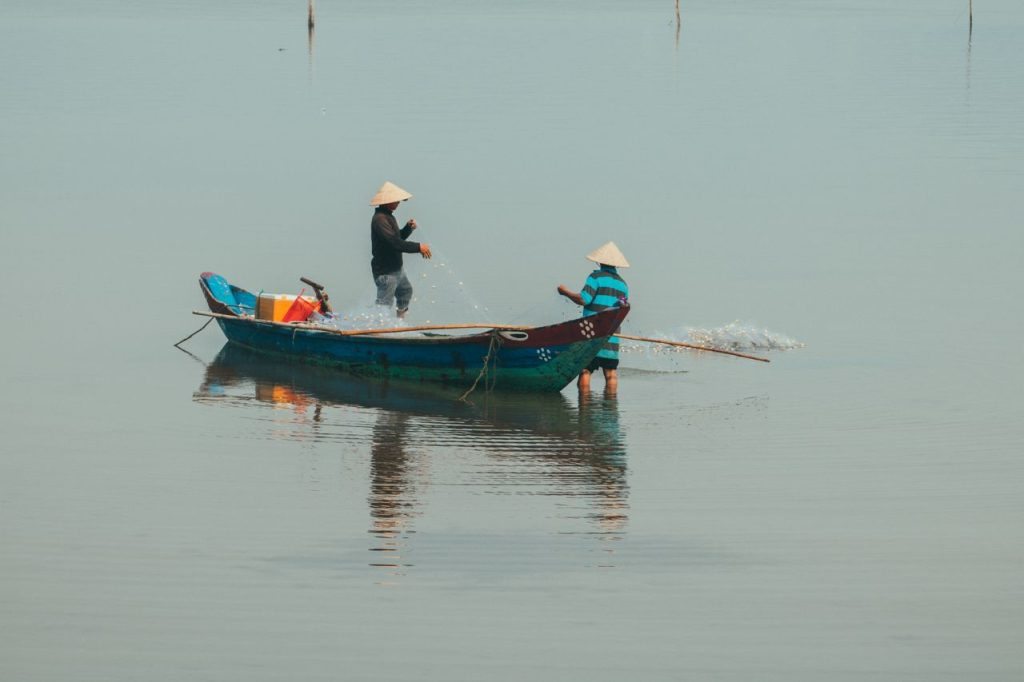 Pêcheurs près de Lang Co