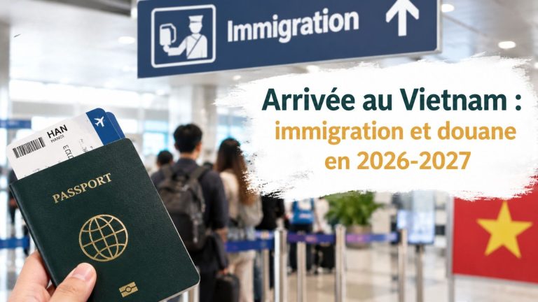 Arrivée au Vietnam : immigration et douane en 2026-2027