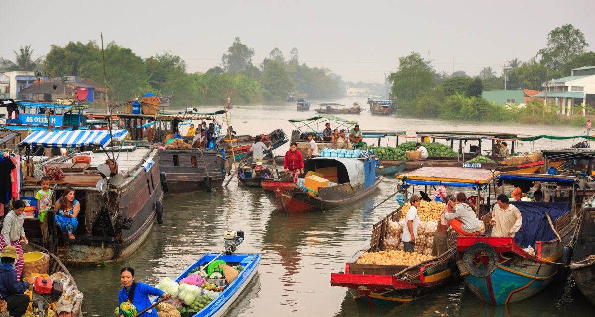 Marché flottant Vietnam