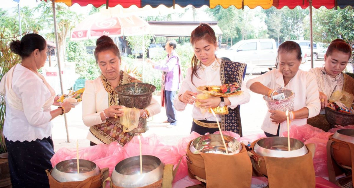 Cérémonie traditionnelle au Laos