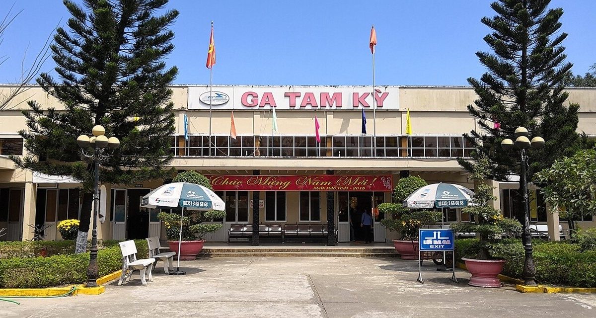 Gare de Tam Ky au centre du Vietnam