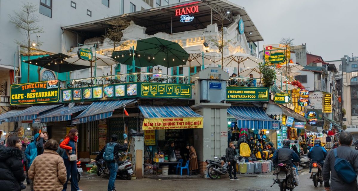 Marché à Hanoï