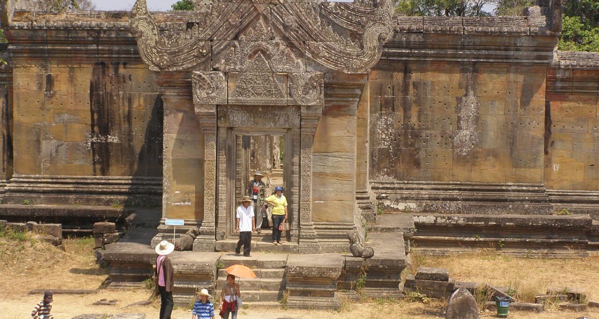 Porte du temple de Preah Vihear Porte du temple de Preah Vihear