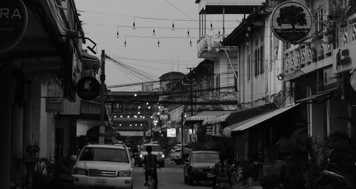 Rue du centre-ville de Battambang
