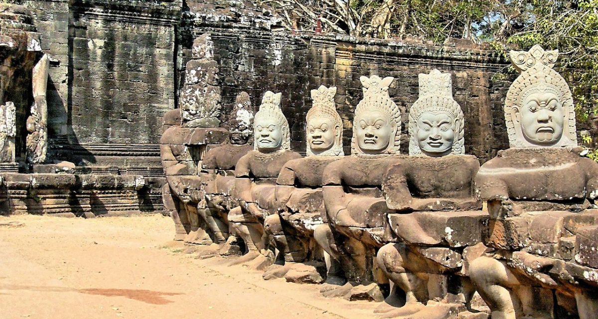 Temple de Bayon au Cambodge Temple de Bayon au Cambodge