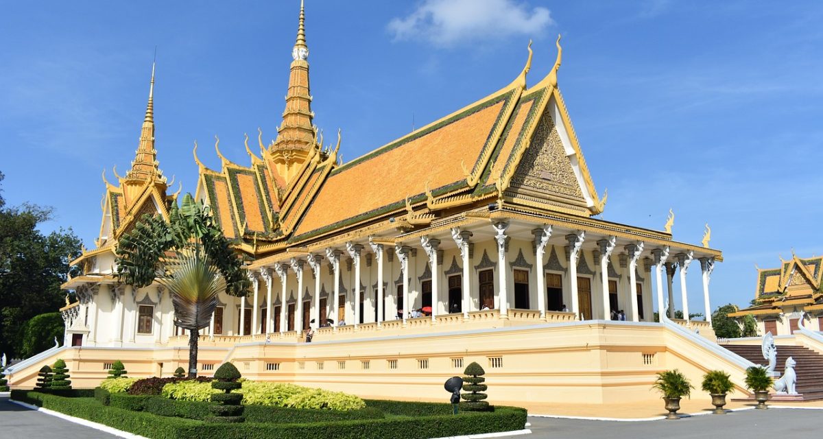 Vue extérieure du Palais royal de Phnom Penh