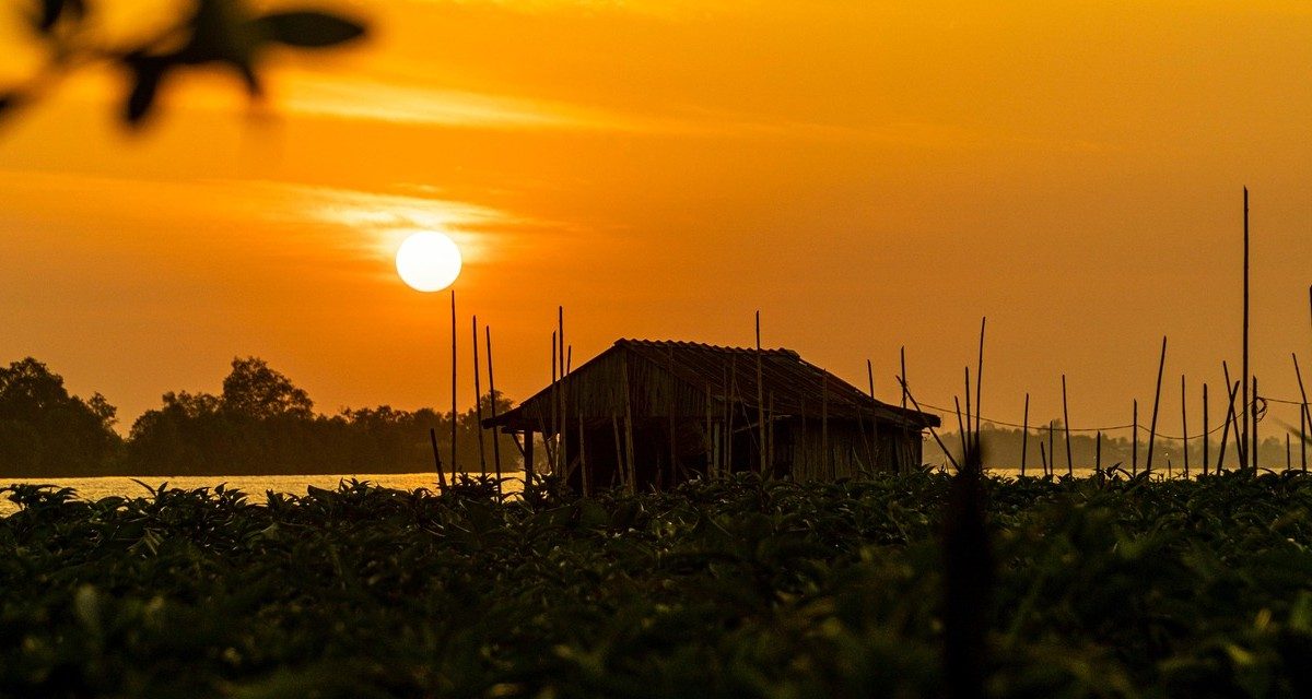 lever du soleil My Tho vietnam