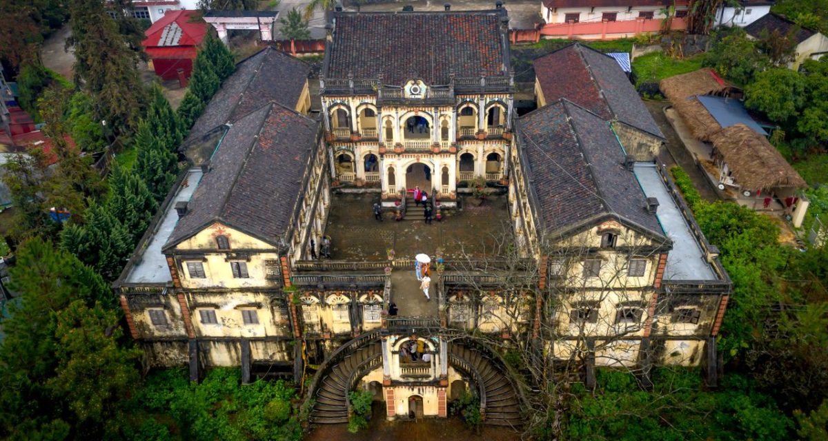 Vue aérienne du palais Hoang A Tuong