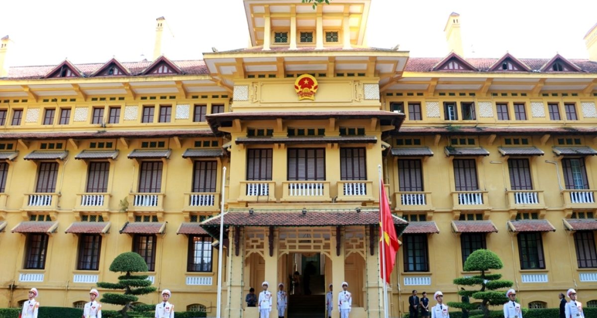 Bâtiment officiel du gouvernement vietnamien à Hanoï