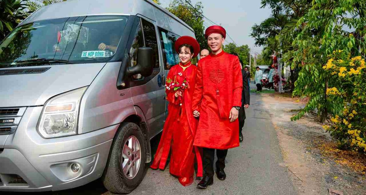 tenue traditionnelle mariage vietnamien